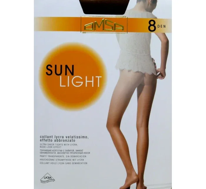 Dámske pančuchové nohavice Omsa Sun Light 8 deň