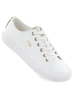 Dámske biele nízke tenisky z ekokože Big Star RR274748