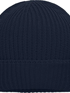 MB Pletená čepice z bio bavlny 03. navy model 22446561 - Daiber