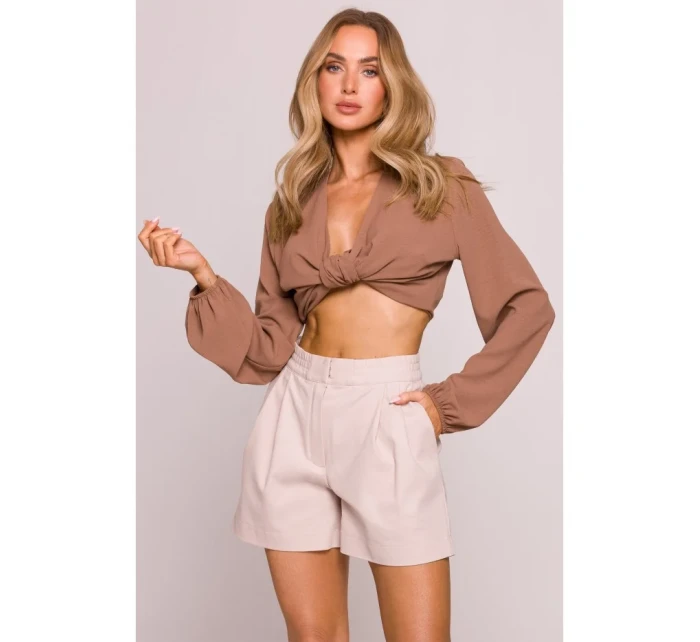 model 21136117 Džínové šortky béžové - Moe