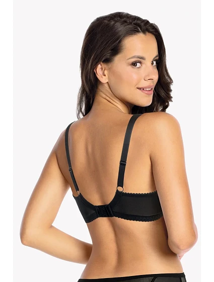 Polovyztužená dámská podprsenka semi soft BS 1058 Sonia černá - Gaia