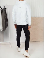 Pánská bílá mikina s potiskem Dstreet model 21976144 - FashionStreet