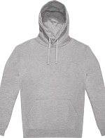B&C ID.333 Hoodie Unisex mikina s kapucňou 01.I333 športovo šedá