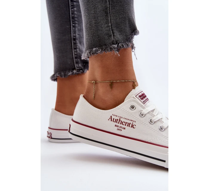 Dámské tenisky Big Star model 21649612 Bílé - Big Star Shoes Dámské tenisky Big Star model 21649612 Bílé - Big Star Shoes