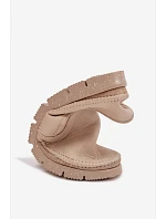 Dámske kožené slip-on topánky Maciejka 03512-04 Beige