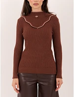 Sweter IR SW model 22401054 jasny brązowy - FPrice Sweter IR SW model 22401054 jasny brązowy - FPrice