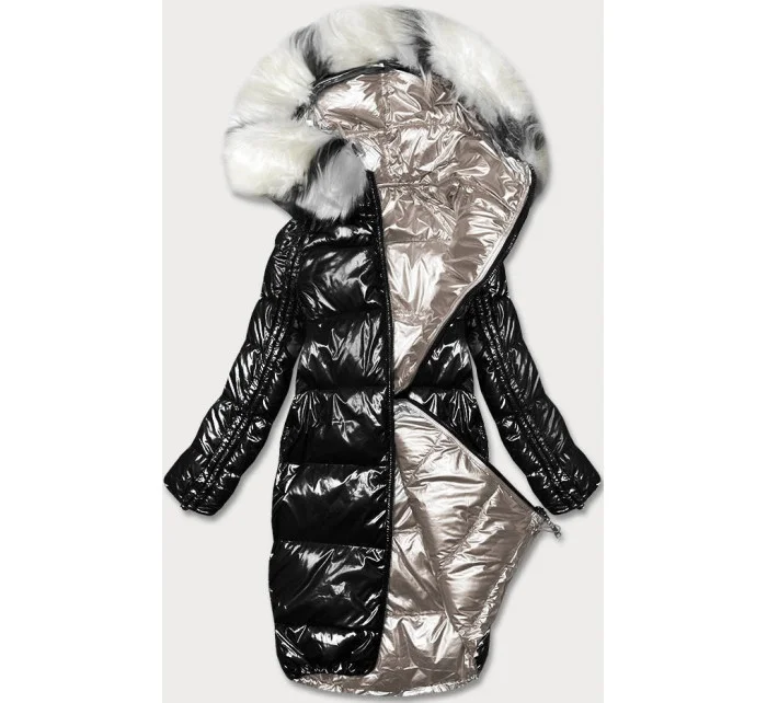 DWUSTRONNA METALICZNA KURTKA ZIMOWA model 21245186 - MINORITY