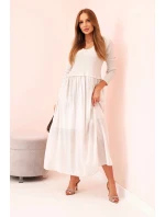 Dlhé šaty bez ramienok slivka Dlhé šaty bez ramienok slivka