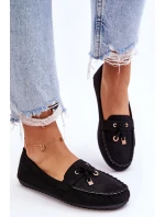 Klasyczne Zamszowe Mokasyny Czarne Good Time Klasyczne Zamszowe Mokasyny Czarne Good Time