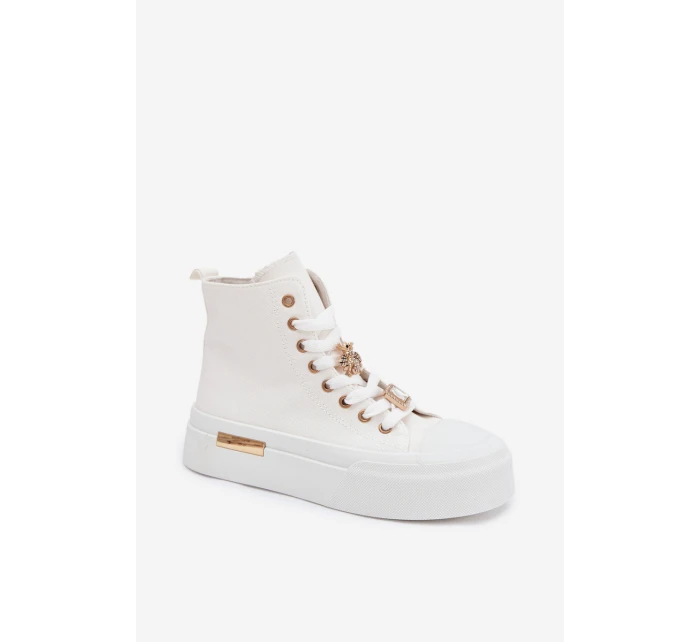 Dámské tenisky na platformě s bílé model 21919384 - Boto