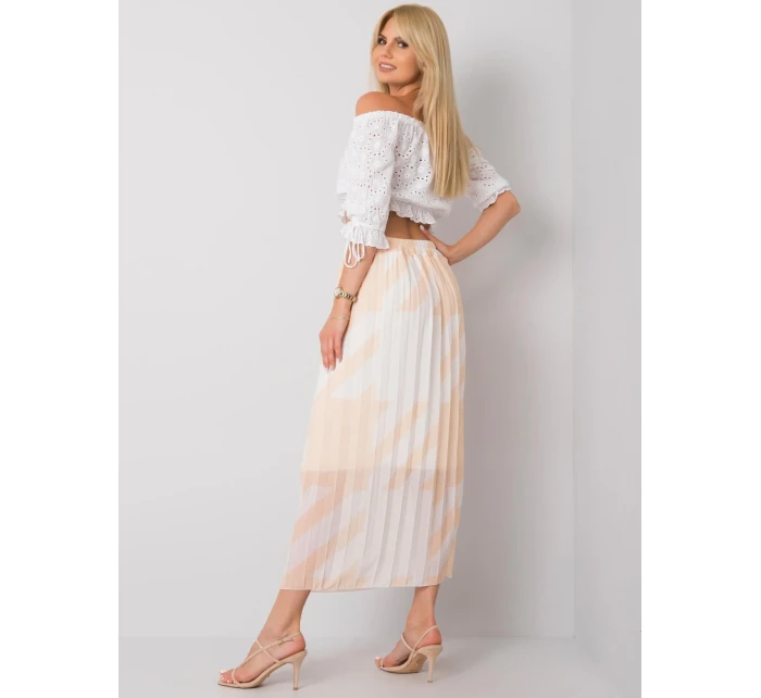 Sukňa DHJ SD 13325.73P svetlo béžová