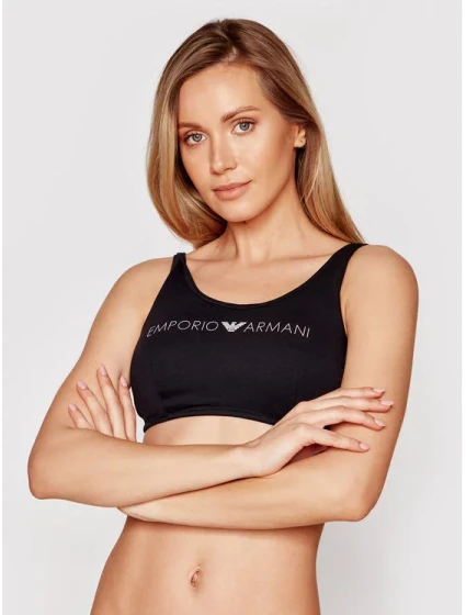 Bralette sportovní podprsenka  00020 černá  model 15340107 - Emporio Armani