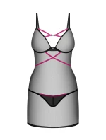 Dámská sexy košilka  černá  model 22022607 - Obsessive