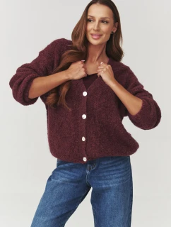 Sveter na gombíky model 219738 Makadamia