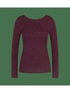 Beauty Layers Top LSL Lurex - Claret - TRIUMPH Claret - TRIUMPH