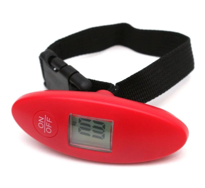 VÁHA NA BATOŽINU 50 KG PROWORLD ČERVENÁ