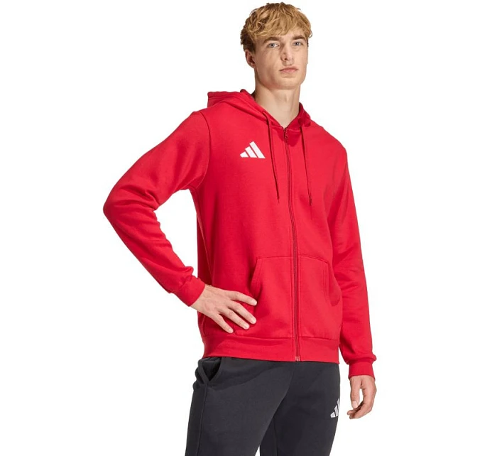 Pánska mikina adidas Entrada 26 FZ Hoody červená KF5944 pánska