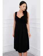 Šaty se širokými ramínky černé Šaty se širokými ramínky černé