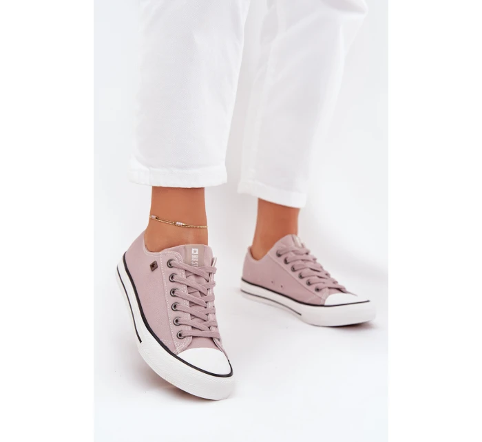 Dámské Nízké Tenisky Big Star model 21705183 Šedé - Big Star Shoes Dámské Nízké Tenisky Big Star model 21705183 Šedé - Big Star Shoes