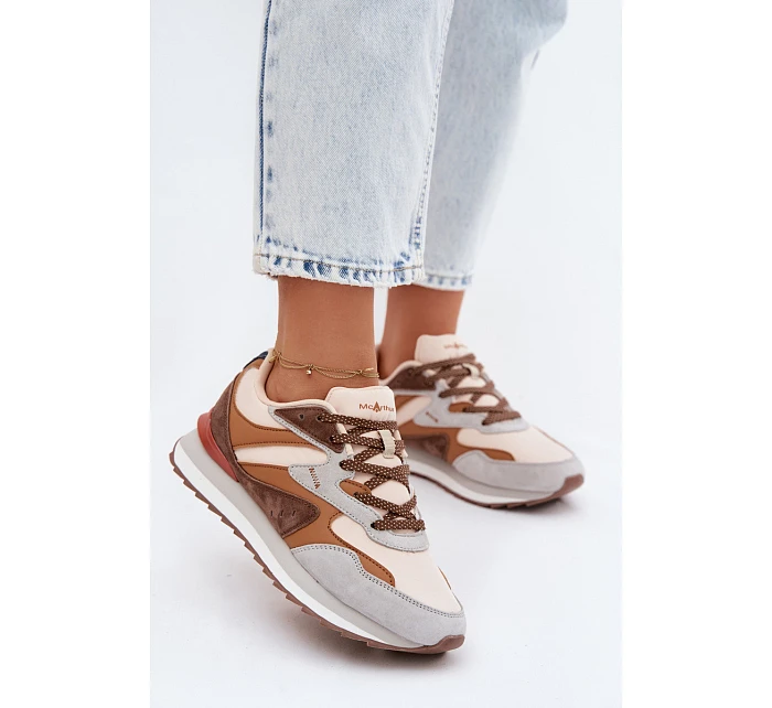 Dámské tenisky z semiše McArthur MA253W hnědé