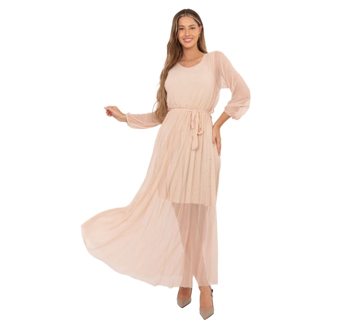 Šaty IT SK 21807.22 béžové Šaty IT SK 21807.22 béžové