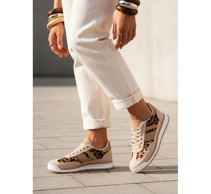 Dámské sportovní tenisky s leopardím vzorem Dstreet model 21985075 - FashionStreet