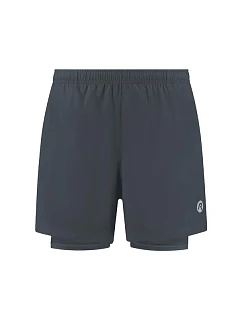 Pánské šortky Rogelli 2v1 ESSENTIAL, šedé, velikost M