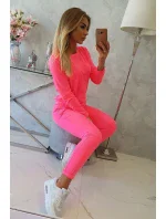 Tepláková súprava ružová neónová