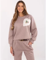 Mikina DHJ BL 20322.72 dark lilac Mikina DHJ BL 20322.72 dark lilac