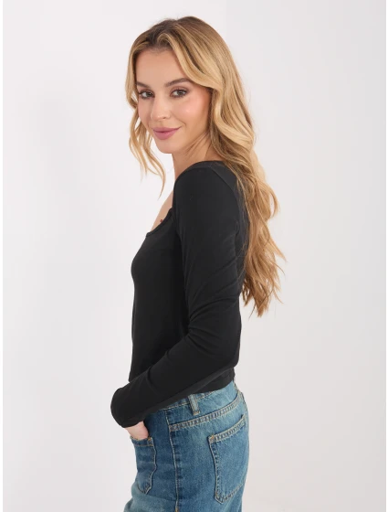 Bluzka WT BZ model 21875396 czarny - FPrice Bluzka WT BZ model 21875396 czarny - FPrice