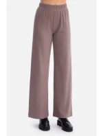 B300 Pletené nohavice - kakaové