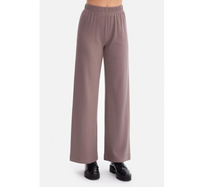 B300 Pletené nohavice - kakaové