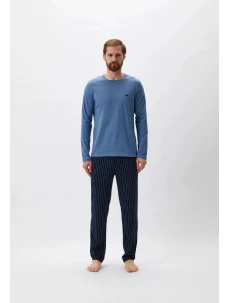 Pánske pyžamo 111791 4R567 61436 tmavomodré - Emporio Armani