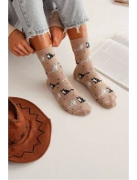 Dámske ponožky Mačky a bodky 0200.171 Dámske ponožky Mačky a bodky 0200.171