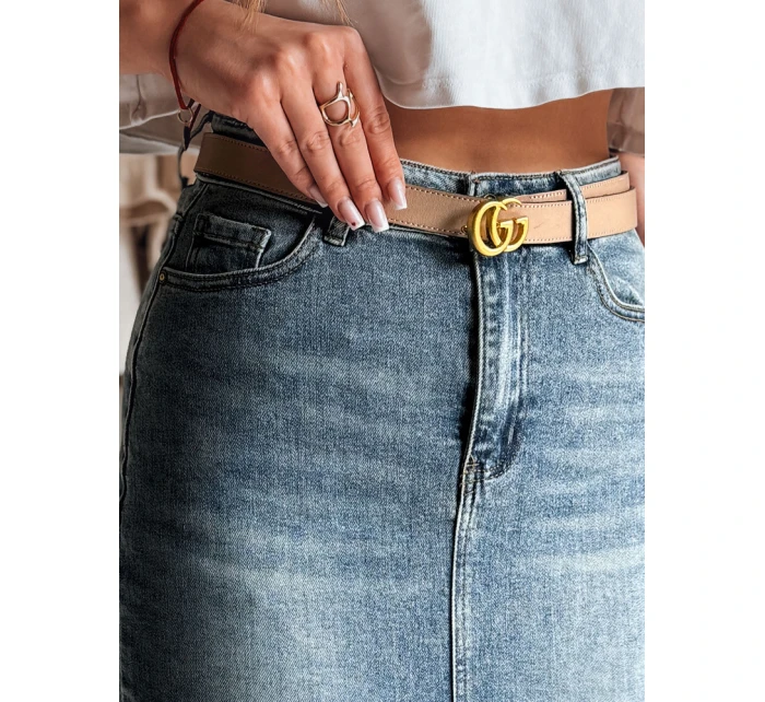 Džínová midi sukně s rozparkem modrá Dstreet model 21985611 - FashionStreet