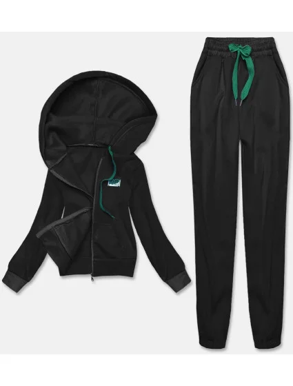 Černý dámský teplákový komplet model 18019172 - LUNA & MIELE