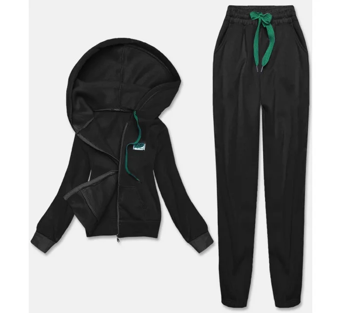 Černý dámský teplákový komplet model 18019172 - LUNA & MIELE