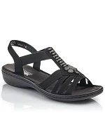 Dámske sandále Romansh black Rieker 60806-00