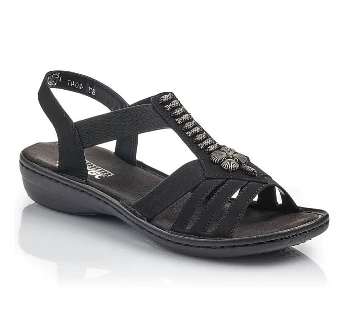 Dámske sandále Romansh black Rieker 60806-00