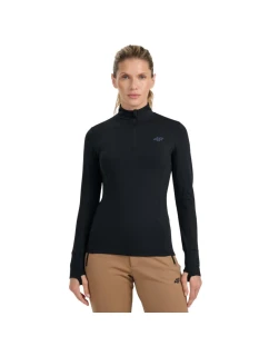 Dámska termo mikina 4F F098 hlboká čierna 4FWAW25UBRUF098 20S