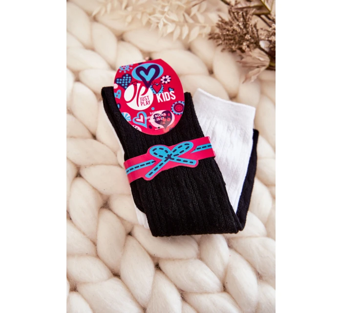 model 21604805 podkolenky 2balení Černý a bílý - Just Play