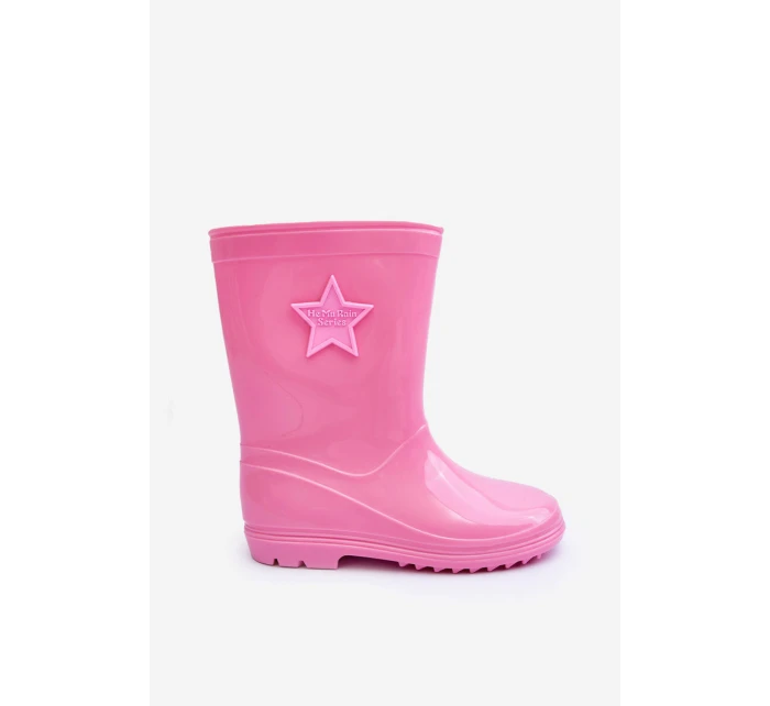 Dziecięce Gumowe Kalosze Różowe Malvi