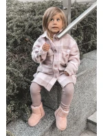 Dětské Teplé Sněhule Semišové Růžové model 21520878 - Boto