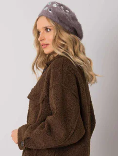 Dámská čepice model 16738788 1 tmavě fialová - FPrice