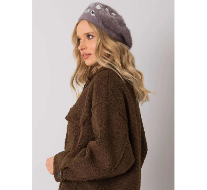 Dámska čiapka BF38834 1 tmavo fialová