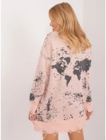 BA SW 14106 Sveter.94 svetloružová