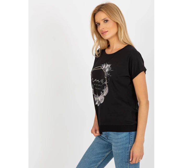 Bluzka RV BZ model 21153740 czarny - FPrice Bluzka RV BZ model 21153740 czarny - FPrice