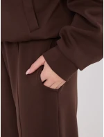 Spodnie SM SP model 21782576 ciemny brązowy - FPrice Spodnie SM SP model 21782576 ciemny brązowy - FPrice