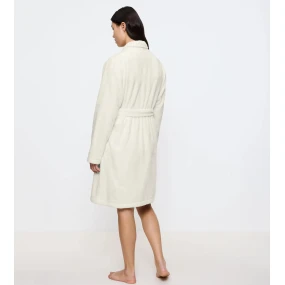 Župany Flísový župan 01 - WHITE - TRIUMPH WHITE - TRIUMPH