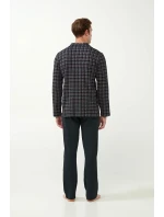 Vamp - Pánske pyžamo so zapínaním na gombíky 21662 - Vamp Vamp - Pánske pyžamo so zapínaním na gombíky 21662 - Vamp